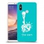 פסל החירות כיסוי מגן קשיח בעיצוב אישי עם השם שלך ל Xiaomi Mi Max 3 יחידה אחת סקרין מובייל
