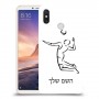 שחקן כדורעף כיסוי מגן קשיח בעיצוב אישי עם השם שלך ל Xiaomi Mi Max 3 יחידה אחת סקרין מובייל