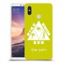 טריאתלון כיסוי מגן קשיח בעיצוב אישי עם השם שלך ל Xiaomi Mi Max 3 יחידה אחת סקרין מובייל