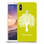 עץ כיסוי מגן קשיח בעיצוב אישי עם השם שלך ל Xiaomi Mi Max 3 יחידה אחת סקרין מובייל