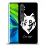 זאב כיסוי מגן קשיח בעיצוב אישי עם השם שלך ל Xiaomi Mi Note 10 Pro יחידה אחת סקרין מובייל