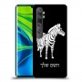 זברה כיסוי מגן קשיח בעיצוב אישי עם השם שלך ל Xiaomi Mi Note 10 Pro יחידה אחת סקרין מובייל