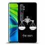 מאזניים כיסוי מגן קשיח בעיצוב אישי עם השם שלך ל Xiaomi Mi Note 10 Pro יחידה אחת סקרין מובייל