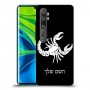 עקרב כיסוי מגן קשיח בעיצוב אישי עם השם שלך ל Xiaomi Mi Note 10 Pro יחידה אחת סקרין מובייל