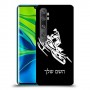 אופנוע שלג כיסוי מגן קשיח בעיצוב אישי עם השם שלך ל Xiaomi Mi Note 10 Pro יחידה אחת סקרין מובייל