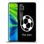 כדורגל - כדור כיסוי מגן קשיח בעיצוב אישי עם השם שלך ל Xiaomi Mi Note 10 Pro יחידה אחת סקרין מובייל