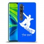 סנובורד כיסוי מגן קשיח בעיצוב אישי עם השם שלך ל Xiaomi Mi Note 10 Pro יחידה אחת סקרין מובייל