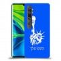 פסל החירות כיסוי מגן קשיח בעיצוב אישי עם השם שלך ל Xiaomi Mi Note 10 Pro יחידה אחת סקרין מובייל