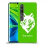 זאב כיסוי מגן קשיח בעיצוב אישי עם השם שלך ל Xiaomi Mi Note 10 Pro יחידה אחת סקרין מובייל