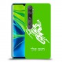 אופנוע שלג כיסוי מגן קשיח בעיצוב אישי עם השם שלך ל Xiaomi Mi Note 10 Pro יחידה אחת סקרין מובייל
