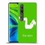 אימון ספורט - אישה כיסוי מגן קשיח בעיצוב אישי עם השם שלך ל Xiaomi Mi Note 10 Pro יחידה אחת סקרין מובייל