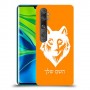 זאב כיסוי מגן קשיח בעיצוב אישי עם השם שלך ל Xiaomi Mi Note 10 Pro יחידה אחת סקרין מובייל