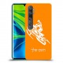 אופנוע שלג כיסוי מגן קשיח בעיצוב אישי עם השם שלך ל Xiaomi Mi Note 10 Pro יחידה אחת סקרין מובייל