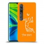 שחקן כדורעף כיסוי מגן קשיח בעיצוב אישי עם השם שלך ל Xiaomi Mi Note 10 Pro יחידה אחת סקרין מובייל