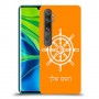 הגה - קפטן - ים כיסוי מגן קשיח בעיצוב אישי עם השם שלך ל Xiaomi Mi Note 10 Pro יחידה אחת סקרין מובייל