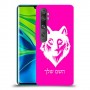 זאב כיסוי מגן קשיח בעיצוב אישי עם השם שלך ל Xiaomi Mi Note 10 Pro יחידה אחת סקרין מובייל