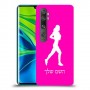 ג'וגלין - אישה כיסוי מגן קשיח בעיצוב אישי עם השם שלך ל Xiaomi Mi Note 10 Pro יחידה אחת סקרין מובייל