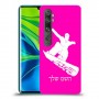 סנובורד כיסוי מגן קשיח בעיצוב אישי עם השם שלך ל Xiaomi Mi Note 10 Pro יחידה אחת סקרין מובייל