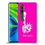 פסל החירות כיסוי מגן קשיח בעיצוב אישי עם השם שלך ל Xiaomi Mi Note 10 Pro יחידה אחת סקרין מובייל
