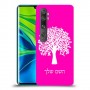 עץ כיסוי מגן קשיח בעיצוב אישי עם השם שלך ל Xiaomi Mi Note 10 Pro יחידה אחת סקרין מובייל