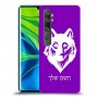 זאב כיסוי מגן קשיח בעיצוב אישי עם השם שלך ל Xiaomi Mi Note 10 Pro יחידה אחת סקרין מובייל