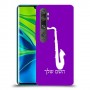 סקספון כיסוי מגן קשיח בעיצוב אישי עם השם שלך ל Xiaomi Mi Note 10 Pro יחידה אחת סקרין מובייל
