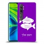 דגים כיסוי מגן קשיח בעיצוב אישי עם השם שלך ל Xiaomi Mi Note 10 Pro יחידה אחת סקרין מובייל