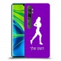 ג'וגלין - אישה כיסוי מגן קשיח בעיצוב אישי עם השם שלך ל Xiaomi Mi Note 10 Pro יחידה אחת סקרין מובייל
