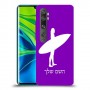 גלישה כיסוי מגן קשיח בעיצוב אישי עם השם שלך ל Xiaomi Mi Note 10 Pro יחידה אחת סקרין מובייל