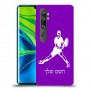 שחקן טניס כיסוי מגן קשיח בעיצוב אישי עם השם שלך ל Xiaomi Mi Note 10 Pro יחידה אחת סקרין מובייל