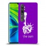 פסל החירות כיסוי מגן קשיח בעיצוב אישי עם השם שלך ל Xiaomi Mi Note 10 Pro יחידה אחת סקרין מובייל