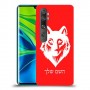 זאב כיסוי מגן קשיח בעיצוב אישי עם השם שלך ל Xiaomi Mi Note 10 Pro יחידה אחת סקרין מובייל