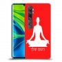 יוגה כיסוי מגן קשיח בעיצוב אישי עם השם שלך ל Xiaomi Mi Note 10 Pro יחידה אחת סקרין מובייל