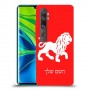 אריה כיסוי מגן קשיח בעיצוב אישי עם השם שלך ל Xiaomi Mi Note 10 Pro יחידה אחת סקרין מובייל