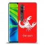 עקרב כיסוי מגן קשיח בעיצוב אישי עם השם שלך ל Xiaomi Mi Note 10 Pro יחידה אחת סקרין מובייל