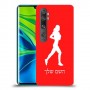 ג'וגלין - אישה כיסוי מגן קשיח בעיצוב אישי עם השם שלך ל Xiaomi Mi Note 10 Pro יחידה אחת סקרין מובייל
