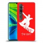 סנובורד כיסוי מגן קשיח בעיצוב אישי עם השם שלך ל Xiaomi Mi Note 10 Pro יחידה אחת סקרין מובייל