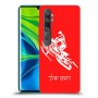 אופנוע שלג כיסוי מגן קשיח בעיצוב אישי עם השם שלך ל Xiaomi Mi Note 10 Pro יחידה אחת סקרין מובייל