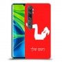 אימון ספורט - אישה כיסוי מגן קשיח בעיצוב אישי עם השם שלך ל Xiaomi Mi Note 10 Pro יחידה אחת סקרין מובייל
