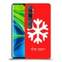 שלג כיסוי מגן קשיח בעיצוב אישי עם השם שלך ל Xiaomi Mi Note 10 Pro יחידה אחת סקרין מובייל