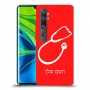 רופא סטטוסקופ כיסוי מגן קשיח בעיצוב אישי עם השם שלך ל Xiaomi Mi Note 10 Pro יחידה אחת סקרין מובייל