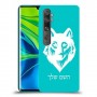 זאב כיסוי מגן קשיח בעיצוב אישי עם השם שלך ל Xiaomi Mi Note 10 Pro יחידה אחת סקרין מובייל