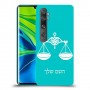 מאזניים כיסוי מגן קשיח בעיצוב אישי עם השם שלך ל Xiaomi Mi Note 10 Pro יחידה אחת סקרין מובייל