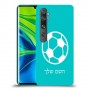 כדורגל - כדור כיסוי מגן קשיח בעיצוב אישי עם השם שלך ל Xiaomi Mi Note 10 Pro יחידה אחת סקרין מובייל