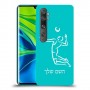 שחקן כדורעף כיסוי מגן קשיח בעיצוב אישי עם השם שלך ל Xiaomi Mi Note 10 Pro יחידה אחת סקרין מובייל