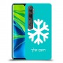 שלג כיסוי מגן קשיח בעיצוב אישי עם השם שלך ל Xiaomi Mi Note 10 Pro יחידה אחת סקרין מובייל