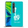 פסל החירות כיסוי מגן קשיח בעיצוב אישי עם השם שלך ל Xiaomi Mi Note 10 Pro יחידה אחת סקרין מובייל