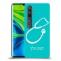 רופא סטטוסקופ כיסוי מגן קשיח בעיצוב אישי עם השם שלך ל Xiaomi Mi Note 10 Pro יחידה אחת סקרין מובייל