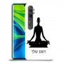 יוגה כיסוי מגן קשיח בעיצוב אישי עם השם שלך ל Xiaomi Mi Note 10 Pro יחידה אחת סקרין מובייל