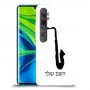 סקספון כיסוי מגן קשיח בעיצוב אישי עם השם שלך ל Xiaomi Mi Note 10 Pro יחידה אחת סקרין מובייל